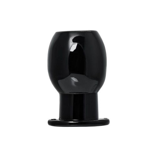 Черная анальная втулка Basic L - 7,5 см.