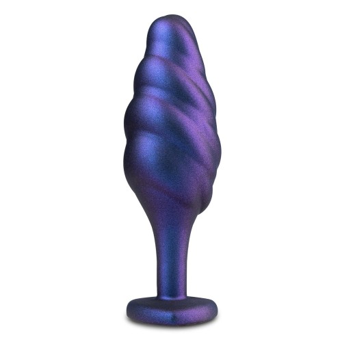 Фиолетовая анальная пробка с кристаллом-сердцем Matrix Bumped Bling Plug - 11,4 см.