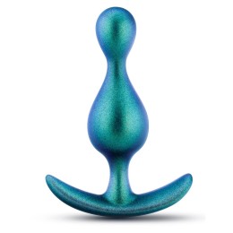 Бирюзовая анальная пробка The Photon Plug - 11,4 см.