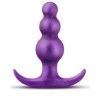 Фиолетовая анальная пробка The Supernova Plug - 7,6 см.