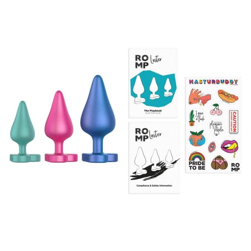 Набор из 3 анальных пробок Romp Luster