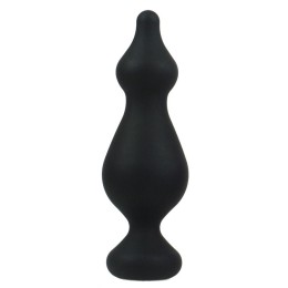 Черная анальная втулка Amuse L - 13,8 см.