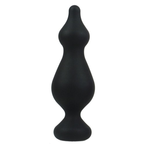 Черная анальная втулка Amuse L - 13,8 см.
