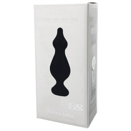 Черная анальная втулка Amuse L - 13,8 см.