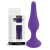 Фиолетовая анальная втулка Silcone Purple Plug Extra Large - 15,5 см.