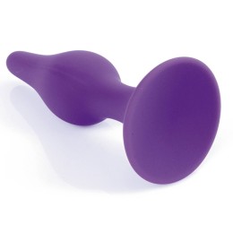 Фиолетовая анальная втулка Silcone Purple Plug Extra Large - 15,5 см.