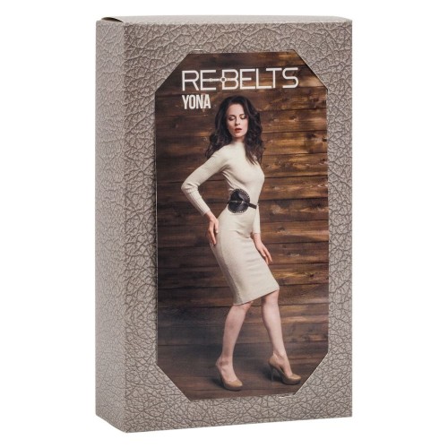 Пояс с клёпками Yona Black 