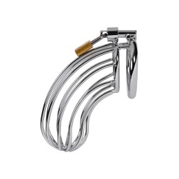 Серебристый пояс верности TOYFA на замочке