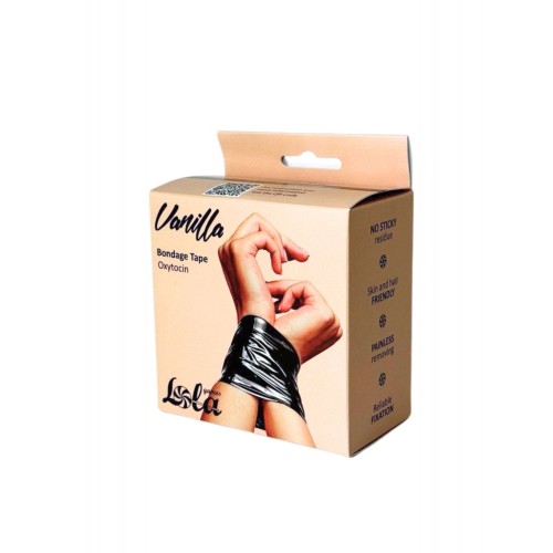 Черная бондажная лента Oxytocin