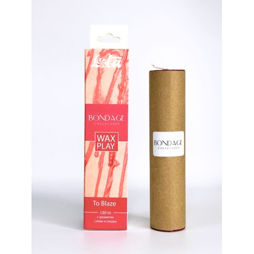 Низкотемпературная свеча для тактильной практики Wax Play To Blaze