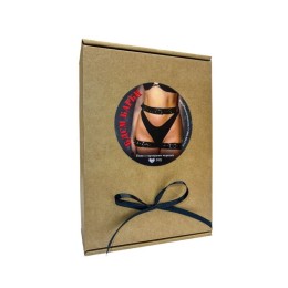 Черный пояс с гартерами «БДСМ Барби»