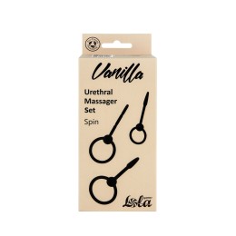 Набор из 3 черных уретральных массажеров Spin