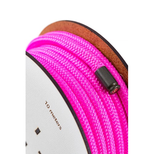 Розовая веревка для шибари на катушке - 10 м.