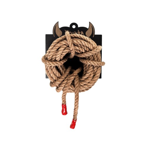 Джутовая веревка для шибари - 10 м.