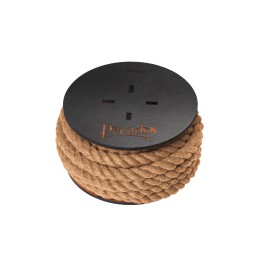 Джутовая веревка для шибари на катушке - 5 м.