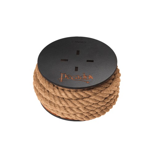 Джутовая веревка для шибари на катушке - 5 м.