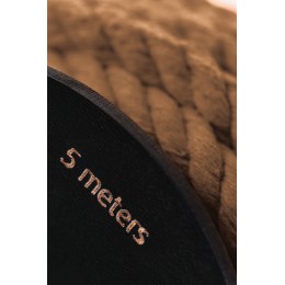 Джутовая веревка для шибари на катушке - 5 м.