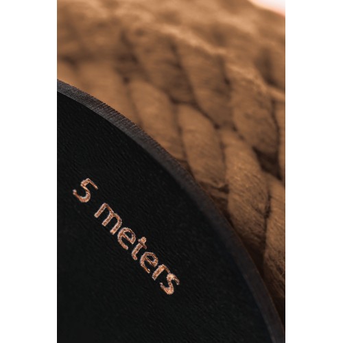 Джутовая веревка для шибари на катушке - 5 м.