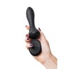Черная надувная анальная вибровтулка Phoenix - 13,5 см.