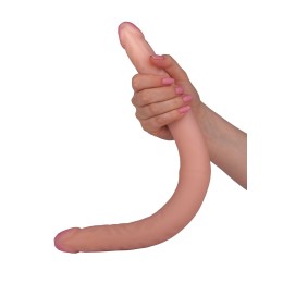 Двусторонний фаллоимитатор из неоскин - 42,5 см.