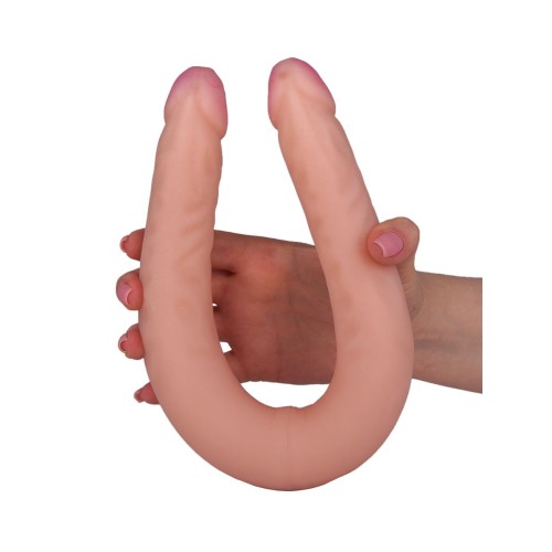 Двусторонний фаллоимитатор из неоскин - 42,5 см.