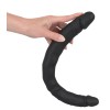 Чёрный двусторонний фаллоимитатор Double Dong Black - 40 см.