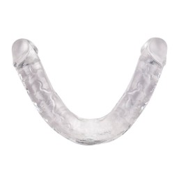 Прозрачный двусторонний фаллоимитатор Infinity - 33,5 см.