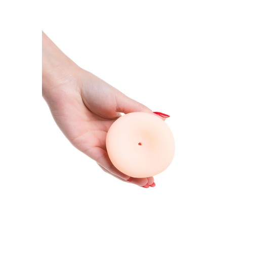 Телесная насадка-анус на помпу  FINE ASS