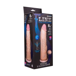 Реалистичный фаллоимитатор на присоске F LINE - 23 см.