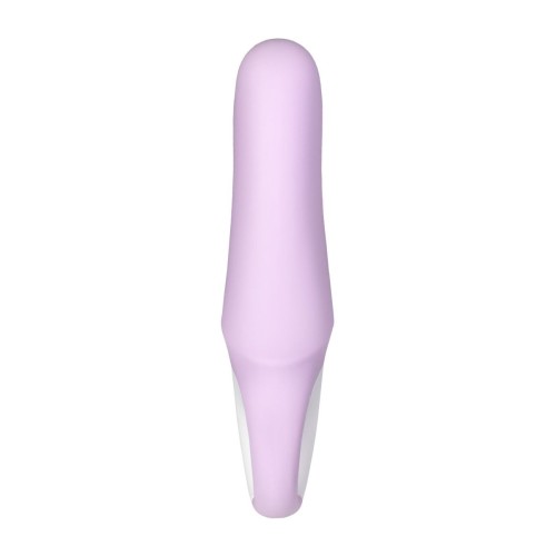 Сиреневый вибратор Satisfyer Charming Smile - 18,5 см.