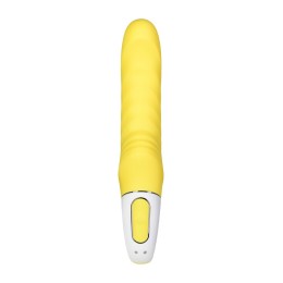 Жёлтый вибратор Satisfyer Yummy Sunshine - 22,5 см.