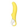 Жёлтый вибратор Satisfyer Yummy Sunshine - 22,5 см.
