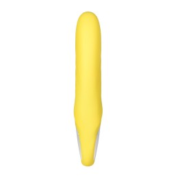 Жёлтый вибратор Satisfyer Yummy Sunshine - 22,5 см.