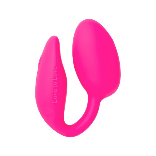 Розовый стимулятор Wonderlove