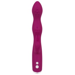 Фиолетовый вибратор A & G-Spot Rabbit Vibrator для стимуляции зон G и A - 23,6 см.