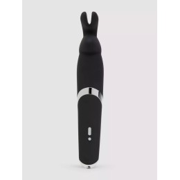 Черный вибратор Rabbit Rechargeable Wand Vibrator - 26,7 см.