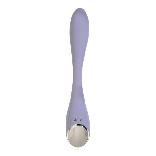 Сиреневый гибкий вибратор Satisfyer G-Spot Flex 5+ - 19,6 см.