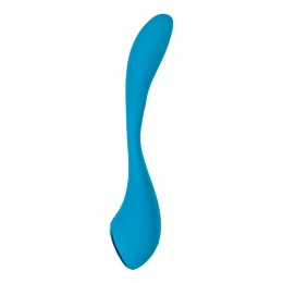 Синий гибкий вибратор Satisfyer G-Spot Flex 5+ - 19,6 см.
