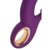 Фиолетовый вибратор Julli с функций Up&Down - 20,5 см.