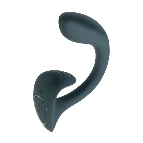 Темно-серый вибратор для G-стимуляции G for Goddess 1