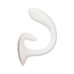 Белый вибратор для G-стимуляции G for Goddess 1