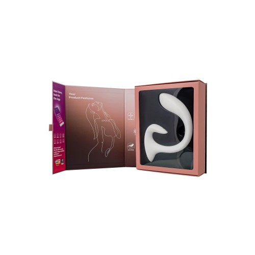 Белый вибратор для G-стимуляции G for Goddess 1