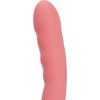 Персиковый изогнутый вибромассажер Ava Neo с функцией пенетрации - 19,6 см.