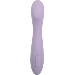 Сиреневый изогнутый вибратор Amy 2 - 17,4 см.