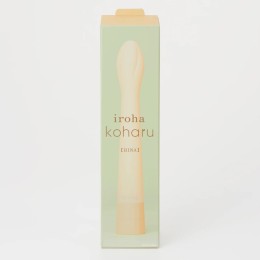 Желтый вибратор Iroha Koharu Hinatsubomi - 16 см.