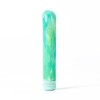 Зеленый компактный вибратор из стекла Magic Cane - 12 см.