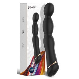 Черный вибратор для G-точки Laband - 21 см.