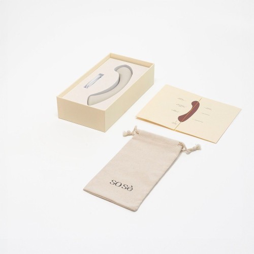 Серый вибростимулятор точки G Mirage - 17,8 см.