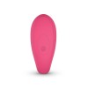 Розовый интерактивный вибромассажёр для ношения Ivy - 12,5 см.