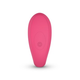 Розовый интерактивный вибромассажёр для ношения Ivy - 12,5 см.